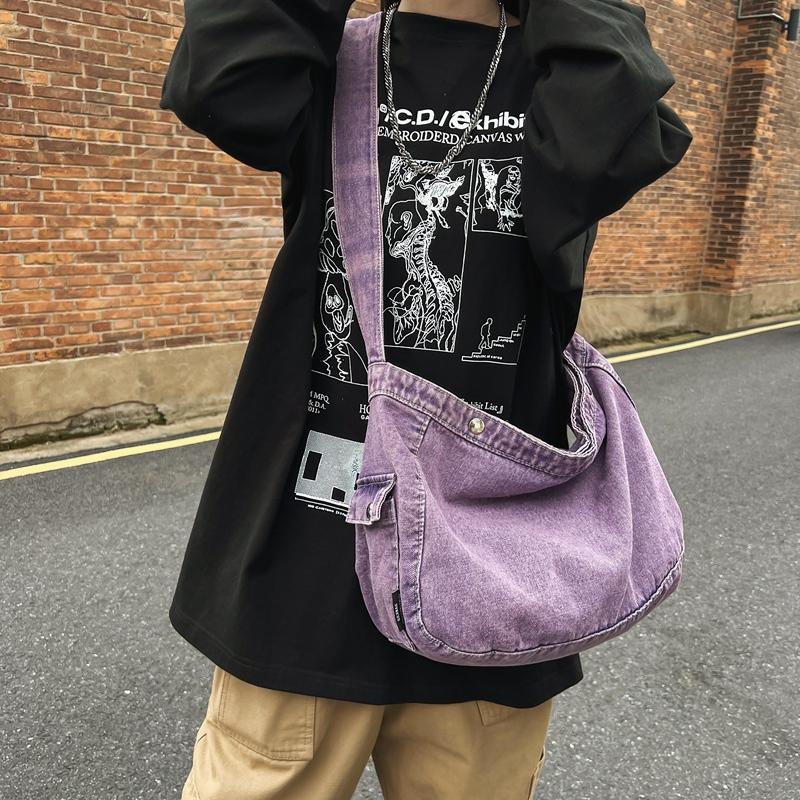 Canvas Bag Women's Denim Crossbody Bag Shoulder Bag Women's Bag