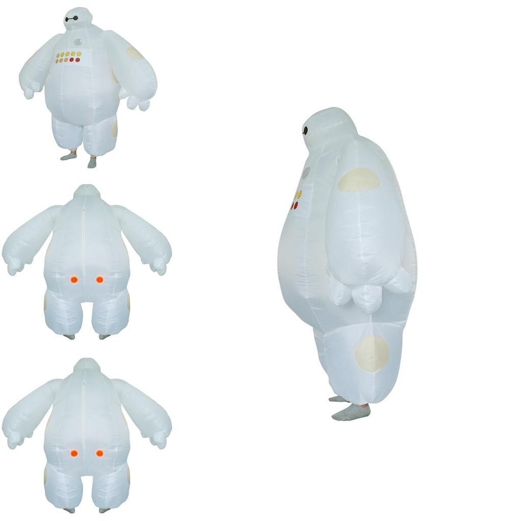 Prémiová kvalita Pánský nafukovací kostým maskota Baymaxe z Big Hero 6 Kostým na maškarní ples Cosplay