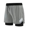 Men's Double-Layer Quick-Dry Running Shorts with Phone Pocket