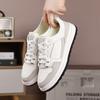 Fashion 2025 Men's Leather Casual Shoes Fashion Lace-Up Sneakers Breathable Male Walking Shoes Lightweight Slip-Resistant Male Footwear