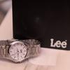 Lee Wrist Watch Quartz Movement Steel Strap 37MM White Dial Men's Watches C331-M464