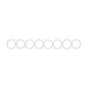 Kamoi Kakoshi Masking Tape Mt Minä Perhonen Tambourine Grande Silver 48mm×10m MTMINA31