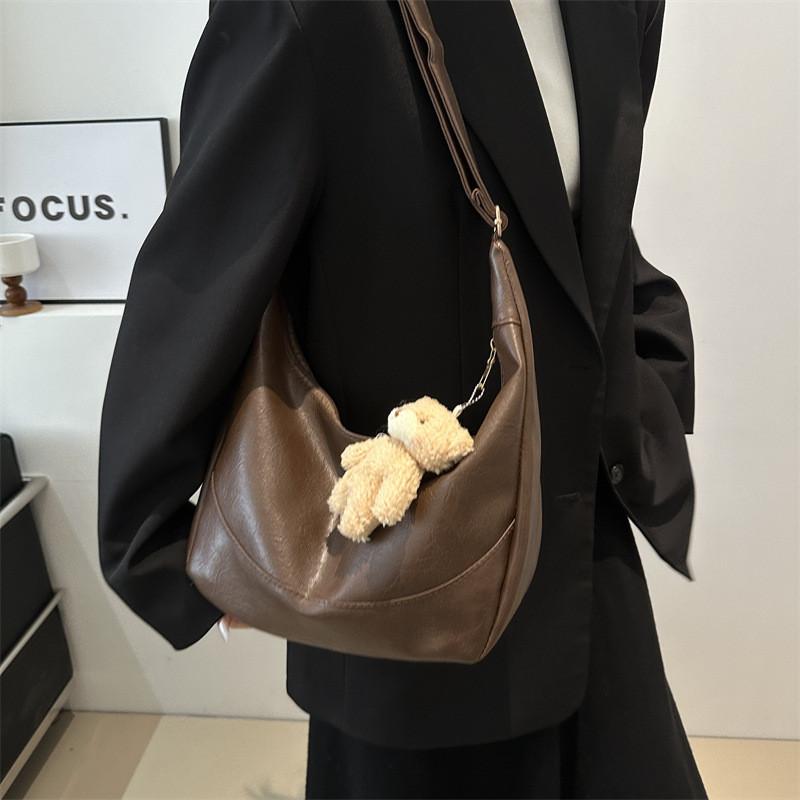 Stylish Casual Large Capacity Tote Bag For Women 2024 New Korean Trend Pu Material