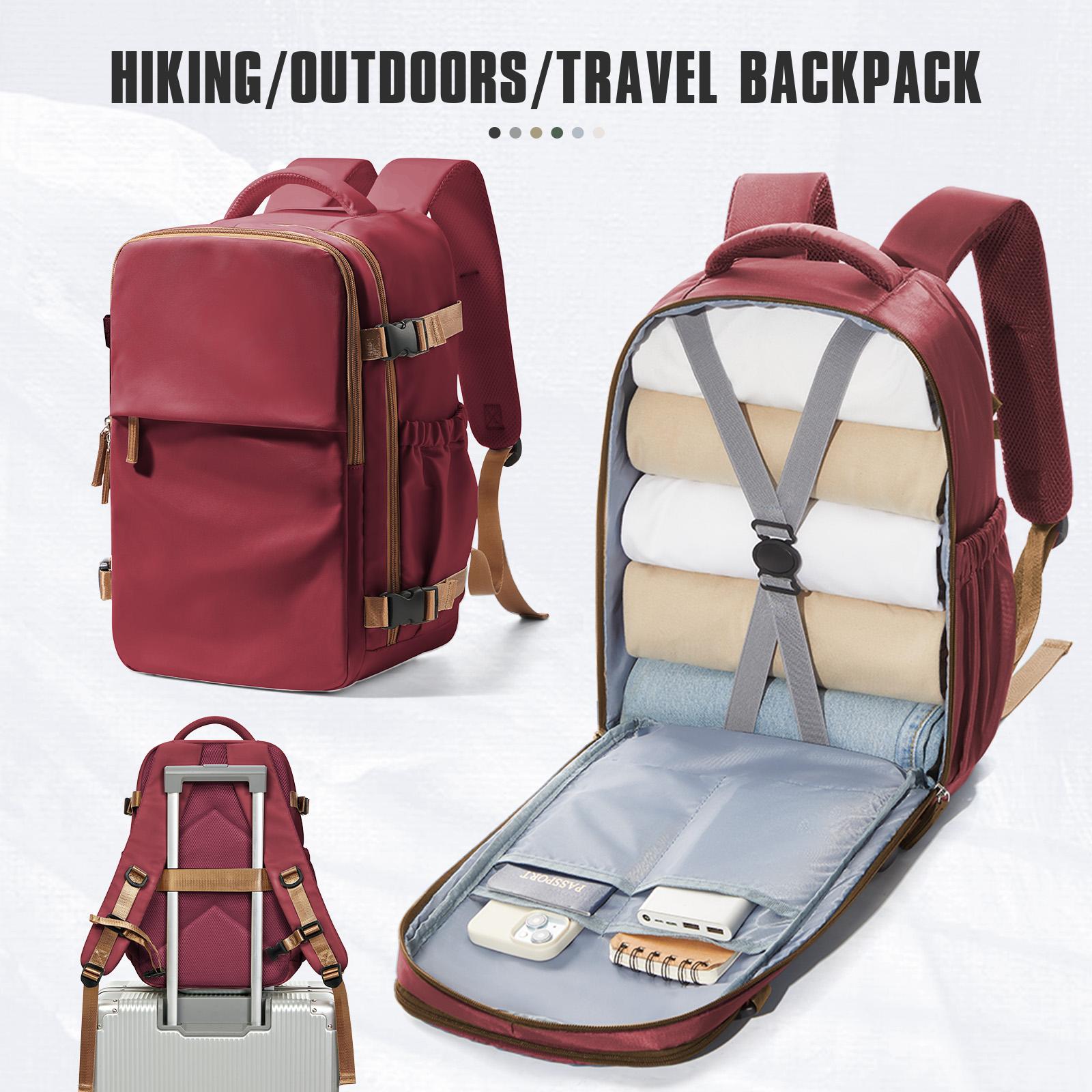 

Рюкзак для путешествий в салоне самолета 40x30x20, ручная кладь, рюкзак для салона Wizzair 40x30x20, ручная кладь, мужской, женский, сумки для ноутбука 15,6 дюйма красный