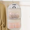 2/3-lagige Aufbewahrungstasche mit großem Fassungsvermögen, Netzbeutel zur Aufbewahrung von Unterwäsche und Socken, atmungsaktiver Schrankorganizer mit Kleiderbügel