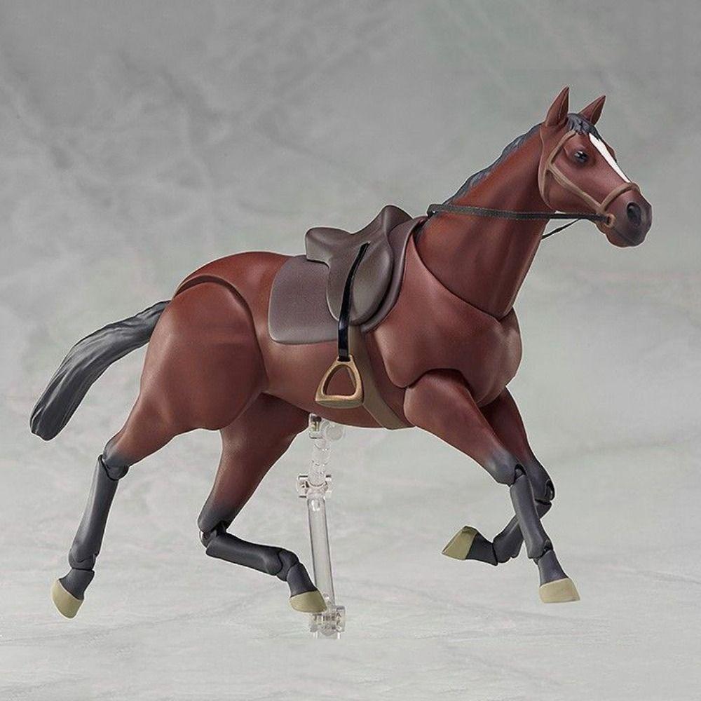 PVC Horse Ferrite Action Figure Movable Mini Size Horse Figurine  Kids Adults