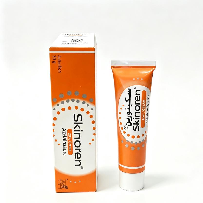 Azelainsäure Serum Orange Aufhellende Hautpflege Dunkle Flecken Akne Narben Aufhellen Straffende Gesichtsessenz