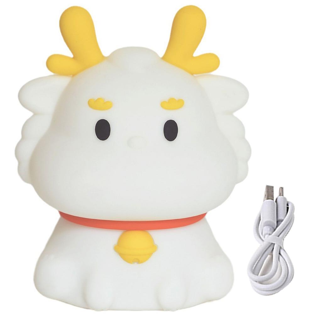 Silicone Night Light Innovative Cute Animal Shape Colorful Lighting Tap Control Dimmable Nursery Night Lights for
