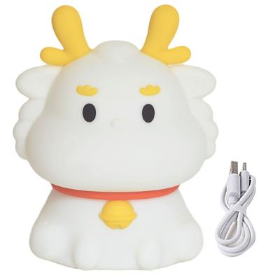 Silicone Night Light Innovative Cute Animal Shape Colorful Lighting Tap Control Dimmable Nursery Night Lights for