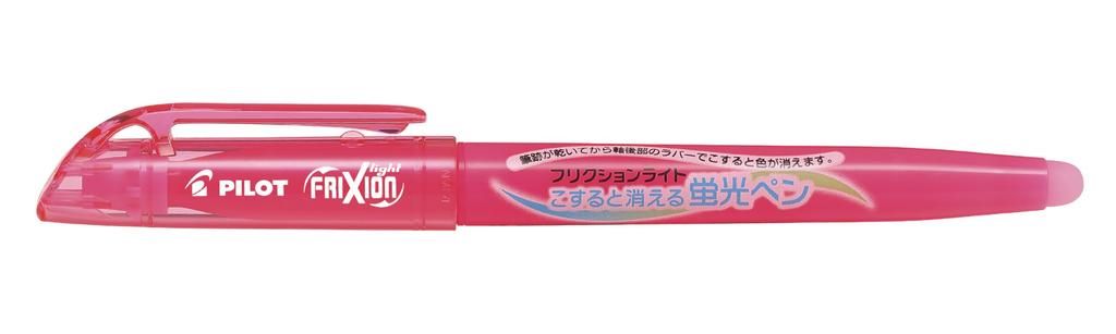 Pilot Frixion Light Erasable Highlighter Pen, Pink, 5-Pack (PSFL50SL5P)