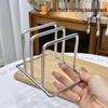 Zhaoran Triple-Slot 304 Stainless Steel Cutting Board Holder