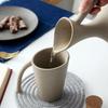 Vintage Coffee Color Ceramic Coffee Cup Home 300ml Teacup Office Tea Set Art Mug Breakfast Milk Oatmeal Mug Home Decoration Gift