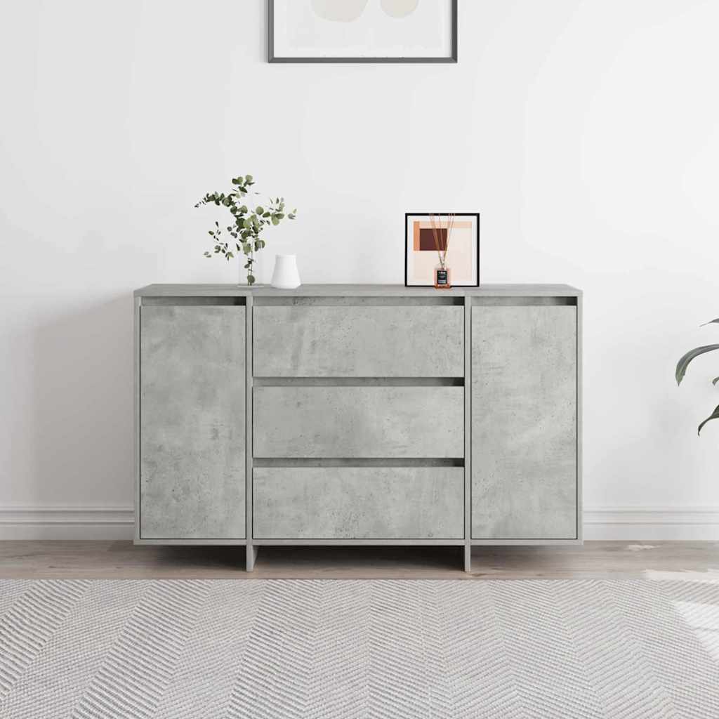 Sideboard Concrete Grey 120 x 41 x 75 cm Particleboard