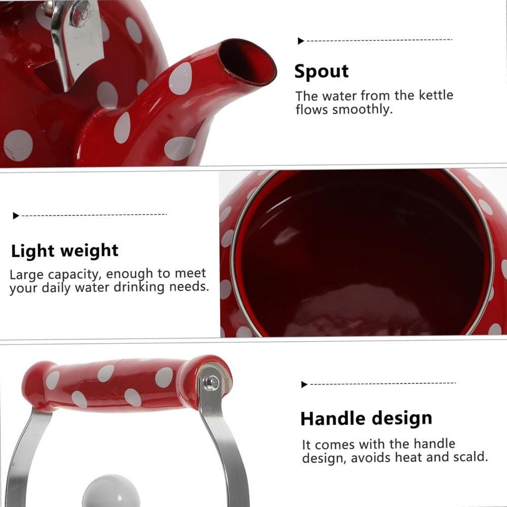 European Style Water Kettle Handmade Tea Pot Teakettle Ancient Bell Pot Outdoor