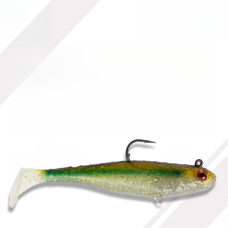 

PVC Material T-shaped Tail Package Baitfish with A Length of 11.5 Cm and A Weight of 27 Grams - A Soft Bait for Fish.