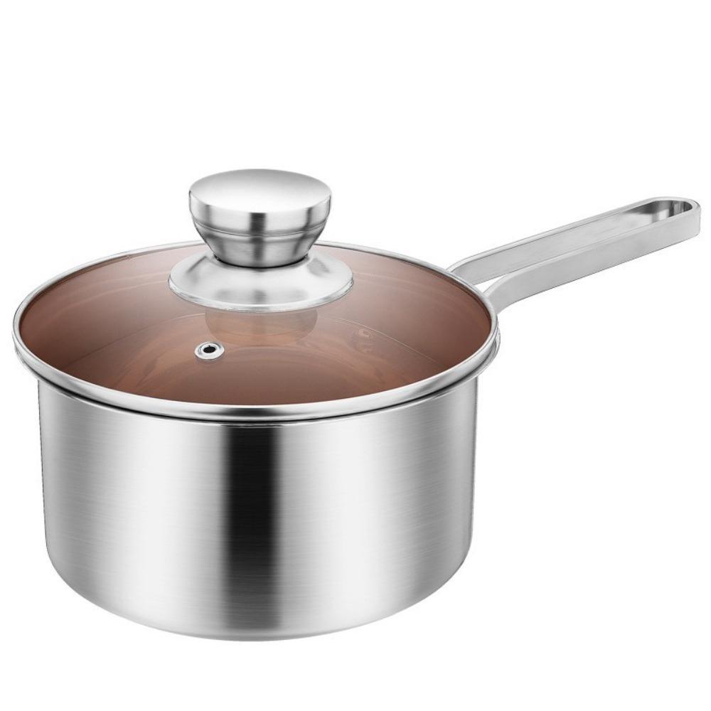 Thickened Soup Pot Flat-bottomed Hot Pot Practical Stainless Steel Stew Pot  Noodle