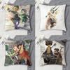 MMade In Abyss Doublesided Printed Square Decorative Cushion Cover for Sofa Living Room Home Decor