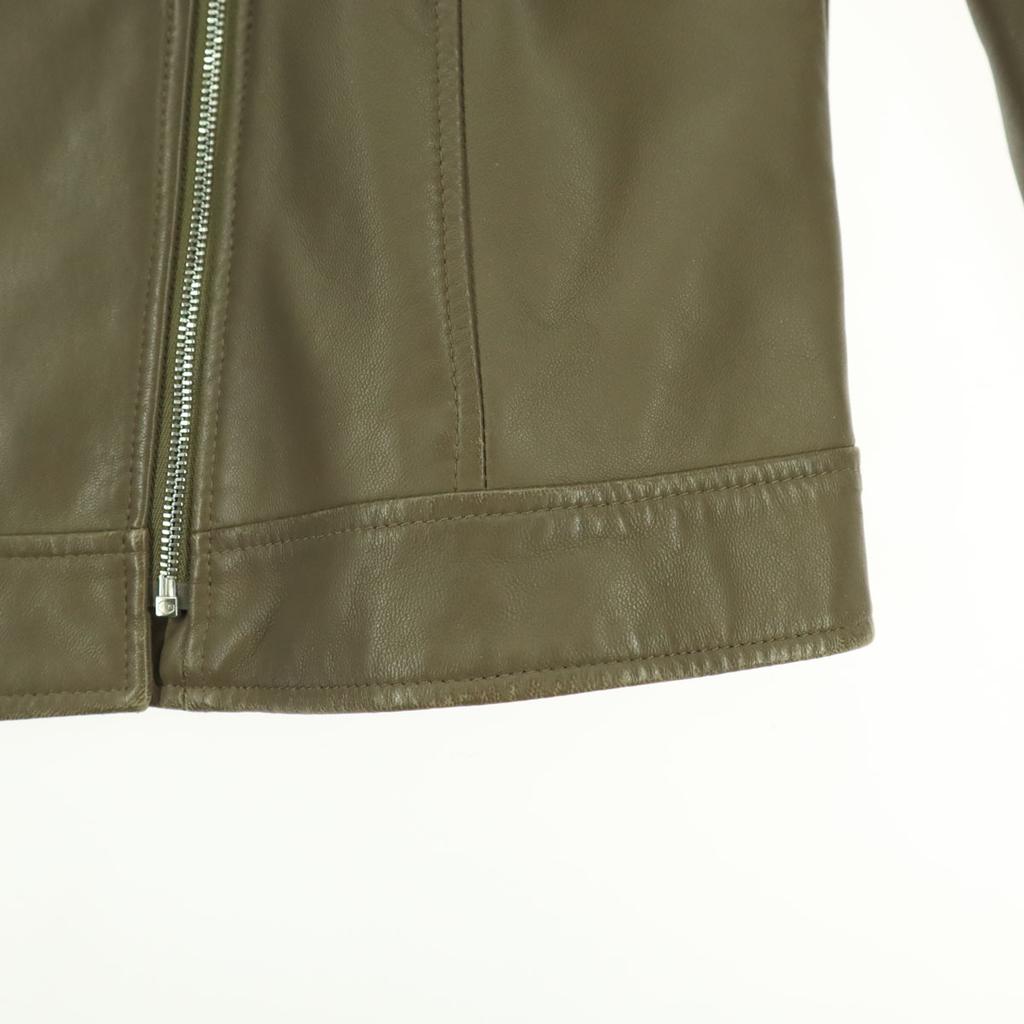 NEMIKA by Lellian Long sleeve leather Double riders jacket Sheep leather Women Used