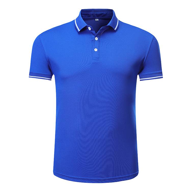 XBLH 1819 180g Pärlförsedd Tencel Bomull Omvänd Krage POLO