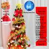White Christmas Tree Set with 1m, 1.5m, 1.8m Trees - Snow-Decorated Holiday Decor for Home