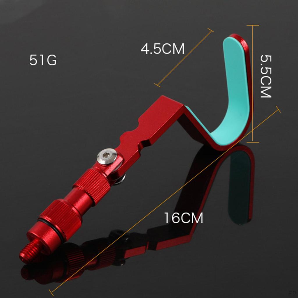 Narożny uchwyt na wędki, wspornik wędkarski, praktyczny, łatwy w instalacji, wielofunkcyjny, ze stopu aluminium, na piknik