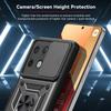For Redmi Note13 Pro Plus Slide Camera Lens Protector Armor Case For Xiaomi Redmi Note 13 Pro 4G 5G Military Grade Bumpers Cover