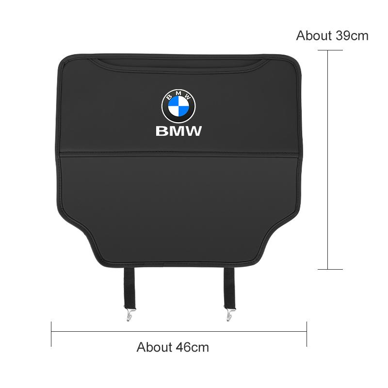 PU Leather Car Anti-kick Pad With Storage Bag For BMW F40 F80 G30 G20 G32 1 3 5 6 7 Series X1X3X4 X5X6X7 Backseat Protector Pads FW6