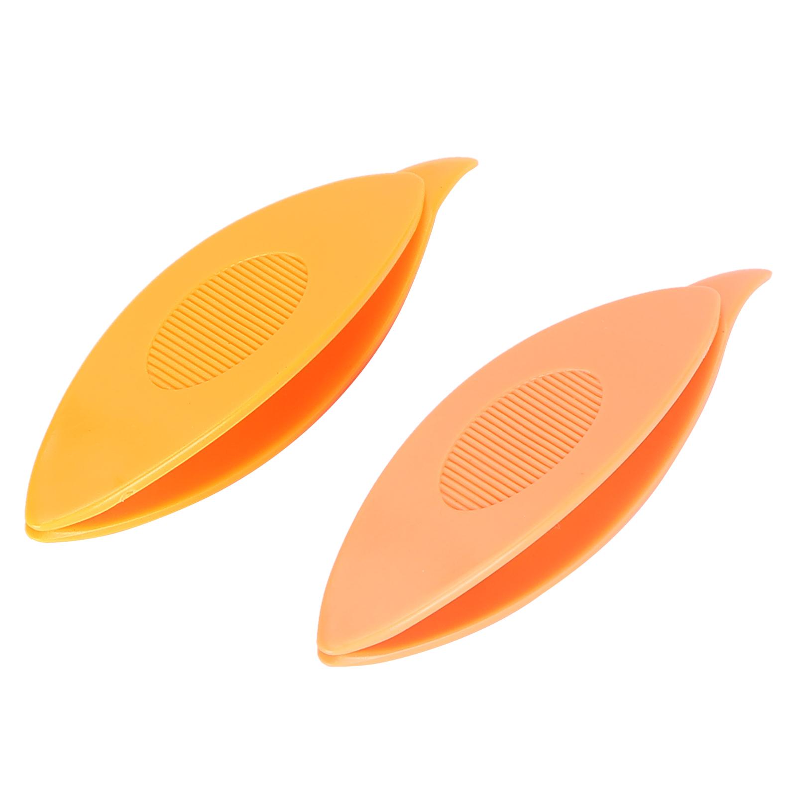 

Човники для фріволітетів із 2 шт. Пластикові човники для фріволітетів, інструмент для рукоділля для ручного шиття, в’язання своїми руками(Помаранчевий