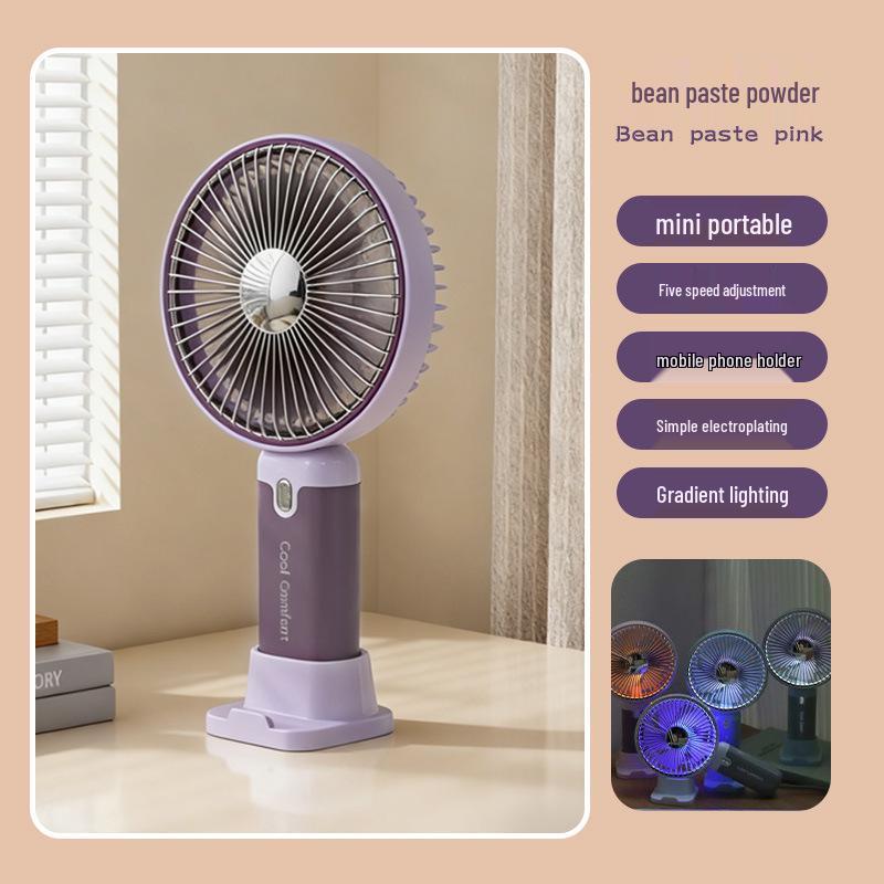 

Summer Cartoon USB Rechargeable Handheld Fan with Logo - Compact Electric Gift Fan 11*6*20