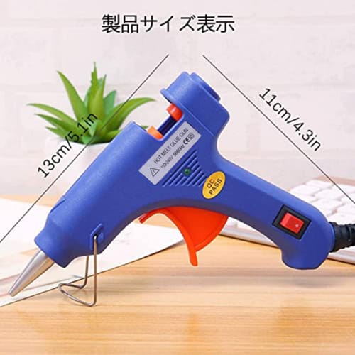 TOPIND Mini Hot Melt Glue Gun Kit with 30 Glue Sticks for DIY, Crafts, and Quick Home Repairs (20W)