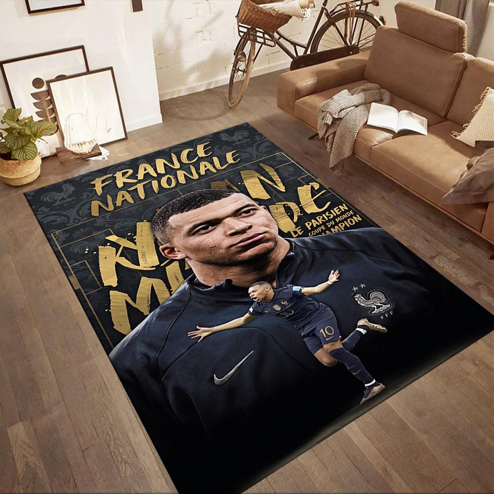 Mbappe 257 Area Rug Perfect for Foyer Decorate room Living Rooms Balcony Antislip Carpet Decorate Offices Perfect Birthday/Christmas Gift Idea