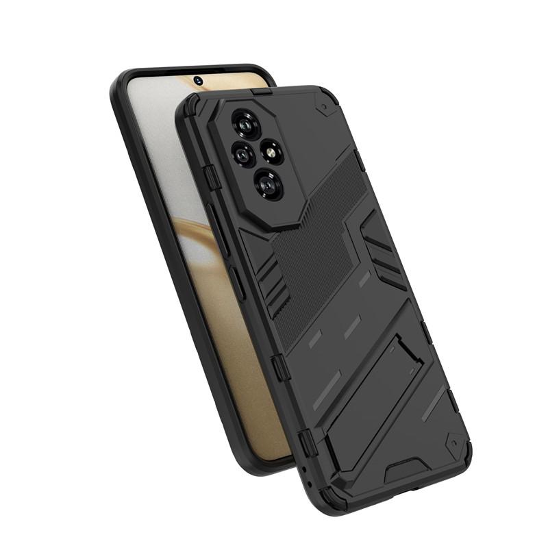 For Honor 200 Case For Honor 200 5G Cover Bumper Armor PC Stand Holder Shockproof TPU Protective Phone Back Cover For Honor 200