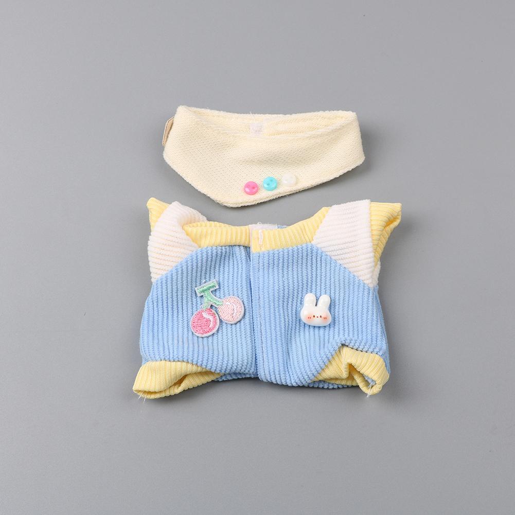 

Для 17 см Кукольная одежда Лабубу Модная одежда Толстовки Кукольная одежда Цветовые толстовки Кукольные аксессуары Милые украшения Маленькая одежда 07#