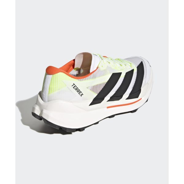 adidas Trail Terrex Agravic Trail Wolkenweiß Kernschwarz Aufprallorange Unisex Sneaker HP7011
