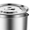Edelstahl Becken Kochen Schüssel Küche Utensilien Ei Mischen mit Deckel Metall für