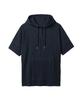 Akept Ps22 Pleated Short Sleeve Hoodie [Navy]