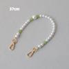 New Fashion Woman Bag Accessory Detachable White Beaded Chains Cute Acrylic Luxury Strap Women Elegant Bag Phone Handle Chain