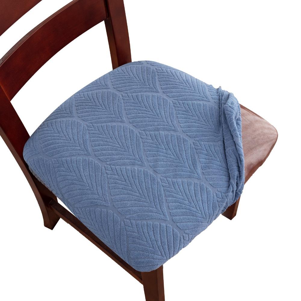 Stain Resistant Dining Chair Covers Waterproof Oil-proof Seat Protector Pet Claw Resistant Scratch Resistant