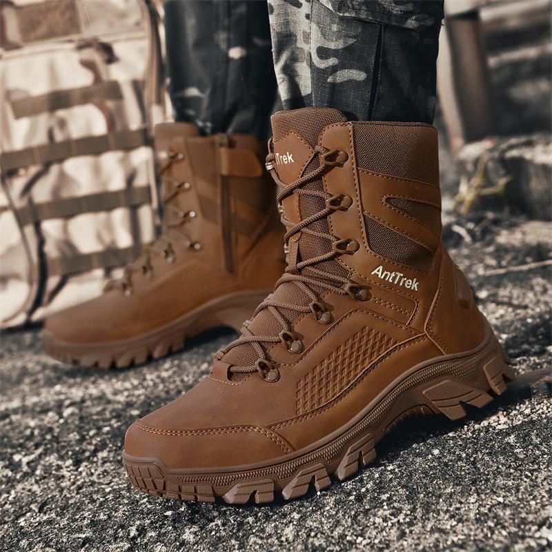 Fashion Wear Resisting Hiking Shoes Comfortable Walking Sneaker  Classic Trendy Men's Ankle Boots Man Non-Slip Treking Footwear Trainers