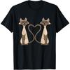 Siamese Cat Two Cute Siamese Cats T-Shirt for Men Women Kids