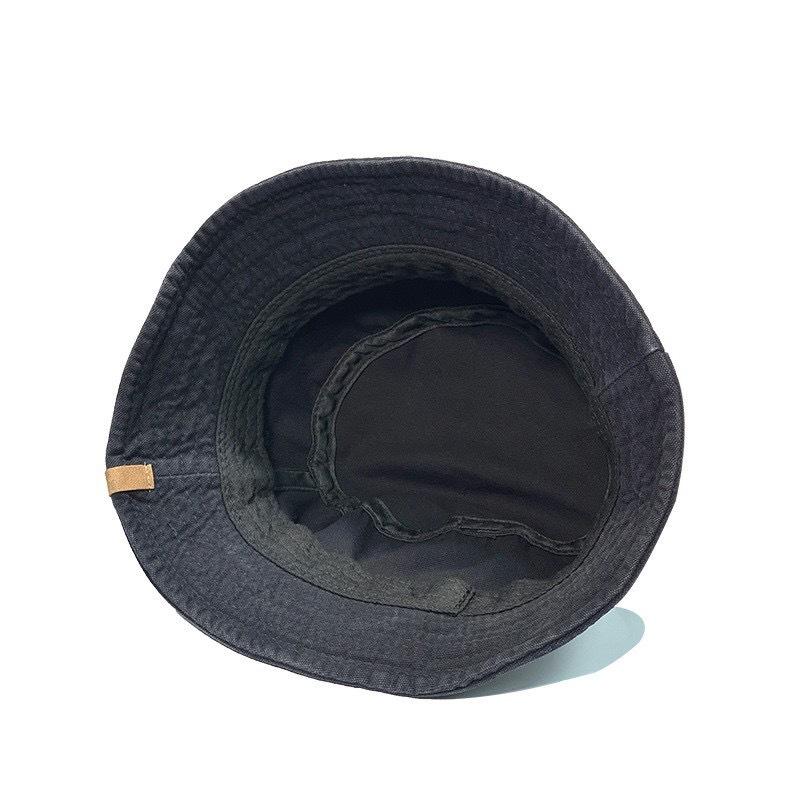 Workwear-style camping hat, washed plain color fisherman's hat, men's hip-hop hat, bucket hat