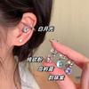 Kleine Gloeilamp Oorbotje Clip, Geen Oorbellen, Kan Zirkonia Oorbellen Dragen, High-End Gevoel, Lichte Luxe Temperament, Spice Girl Oorclip Oor Sieraden