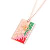 Demon Slayer Kimetsu No Yaiba Tomioka Giyuu Necklace With Pendant And Metal Chain For Cosplay Or Gift