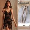 Halter Lingerie Women's Sexy Pajamas Seduction Transparent Lace Neck Shapewear Pajamas