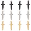 12Pcs 3 Style 304 Stainless Steel Pendants Dagger Mixed Color 23.5~24x8.5~9x3.5mm Hole: 1.4~1.6mm 4pcs/style