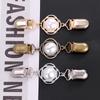 Retro Pearl Sweater Clip Brooch - Adjustable Shawl & Cardigan Scarf Clip for Skirt Waist Tightening