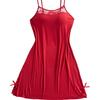 New, Comfortable and Breathable Lace Mesh Sexy Slim Suspender Nightdress