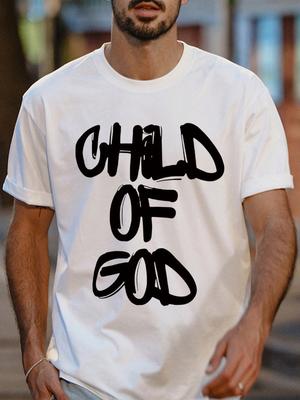 Kind Gottes 3D-gedrucktes T-Shirt Sommerkleidung Übergroßes Herrenmode-T-Shirt Neu Rundhals Harajuku Tee-Tops