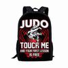 Zaino Scolastico Studente Judo Zaino Judo Classi 1-6 Borsa per Bambini Zaino Scuola Materna Ragazzi Zaino Scuola Materna Ragazze 6-12 Anni