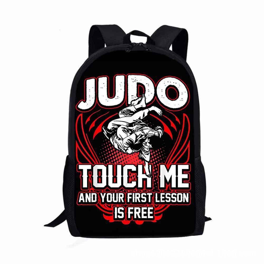 Zaino Scolastico Studente Judo Zaino Judo Classi 1-6 Borsa per Bambini Zaino Scuola Materna Ragazzi Zaino Scuola Materna Ragazze 6-12 Anni